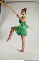 KATERINA STANDING POSE WITH SPEAR